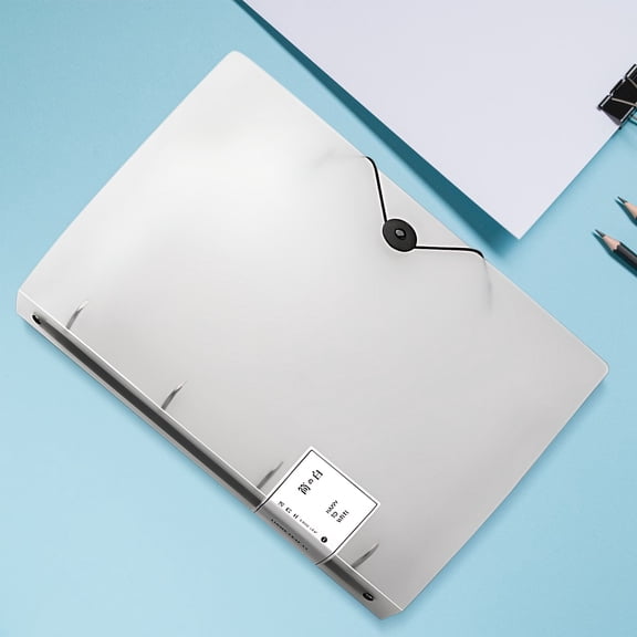 PRETXORVE Four Hole A4 Punching Binder Four Hole Folder Data Book Storage Folder
