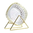 thumbnail image 1 of PRETXORVE Household Spit Bones Plates Dining Table Garbage Bones Plates for Fruit Snacks Dried Fruit Snack Plates Lights Luxurys Desktop Small Dishs Plates, 1 of 6