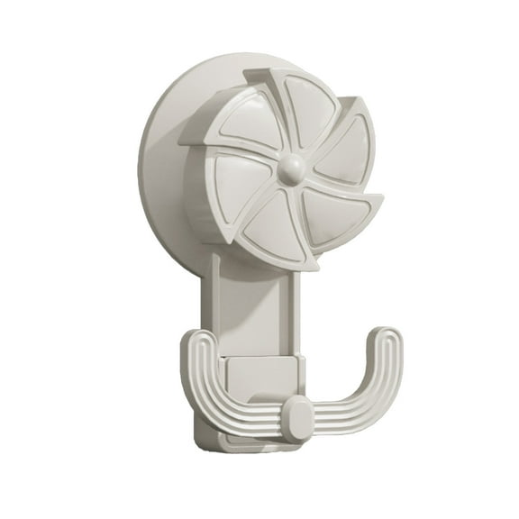 PRETXORVE Strong Suction Cup Hooks Bathroom Non-marking Hooks No-hole Windmill Hooks Behind The Door Storage Hooks