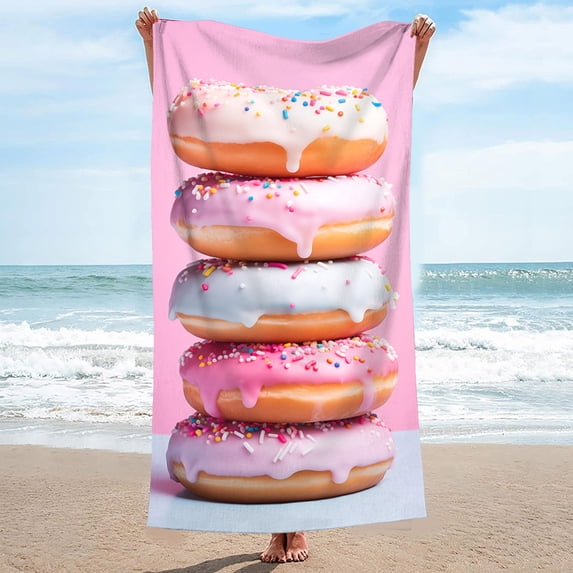 Summer Savings Boovnll Beach Towels, 28x55" High Absorbent Quick Dry Sand Free Microfiber Lightweight Beach Towel for Beach, Yoga, Gym, Travel, Pool, Beach Accessories, Beach Towels Oversized