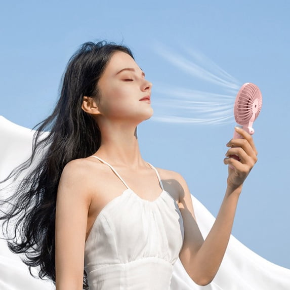 Summer Savings! Boovnll Portable Fan, Adjustable High Speed USB Rechargeable Fans Lightweight Compact Handheld Fan for Outdoor, Travel, Camping, Vacation, Summer Gift, Mini Fan - Fan
