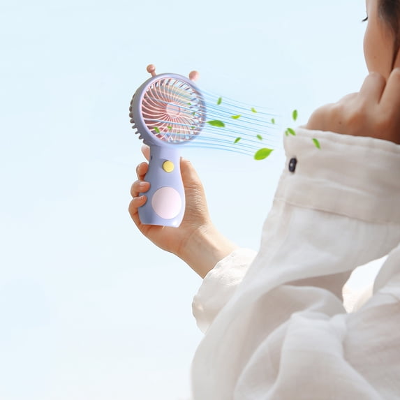 Summer Savings! Boovnll Portable Fan, Adjustable High Speed USB Rechargeable Fans Lightweight Compact Handheld Fan for Outdoor, Travel, Camping, Vacation, Summer Gift, Mini Fan - Fan