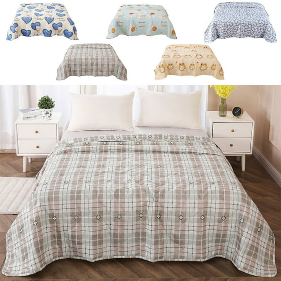 Summer Savings! Boovnll Summer Blanket, 40x60" Cold Touch Fabric Lightweight Breathable Soft Fluffy Rest Summer Comforter for Hot Sleepers & Night Sweats for Adults, Children, Comforter