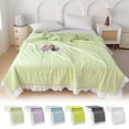 thumbnail image 1 of Summer Savings! Boovnll Summer Blanket, 60x80" Cold Touch Fabric Lightweight Breathable Soft Fluffy Rest Summer Comforter for Hot Sleepers & Night Sweats for Adults, Children, Comforter, 1 of 6