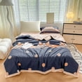 thumbnail image 1 of Summer Savings! Boovnll Summer Blanket, 60x80" Cold Touch Fabric Lightweight Breathable Soft Fluffy Rest Summer Comforter for Hot Sleepers & Night Sweats for Adults, Children, Comforter, 1 of 6