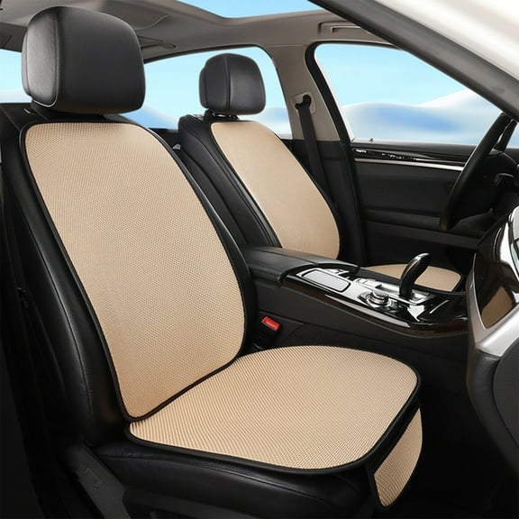 Summer Savings! Car Seat Cushion with Back Support Pillow: Set of 2 Front Seat Memory Foam Design for Pain Relief, Ideal Gift for Father Driver Office People- Ergonomic Lumbar Comfort for Long Sitting