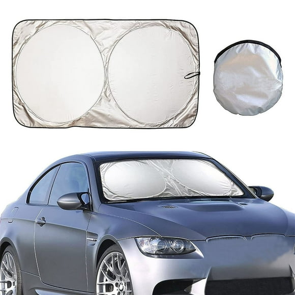 Summer Savings,Car Sun Shades, Black-out Curtains, Coated Cloth, Double Memory Steel Ring, Reflective Block, Car Window Cover, Privacy, Sun Protection, Universal Fit,Topliu
