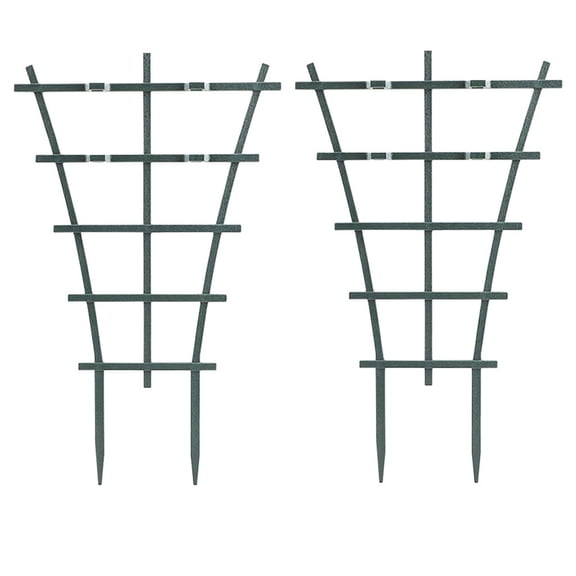 2 Pack Trellis for Potted Plants, Plastic Small Trellis for Pot, Mini Climbing Trellis Flower Pots Support for Potted Climbing Plants Vines
