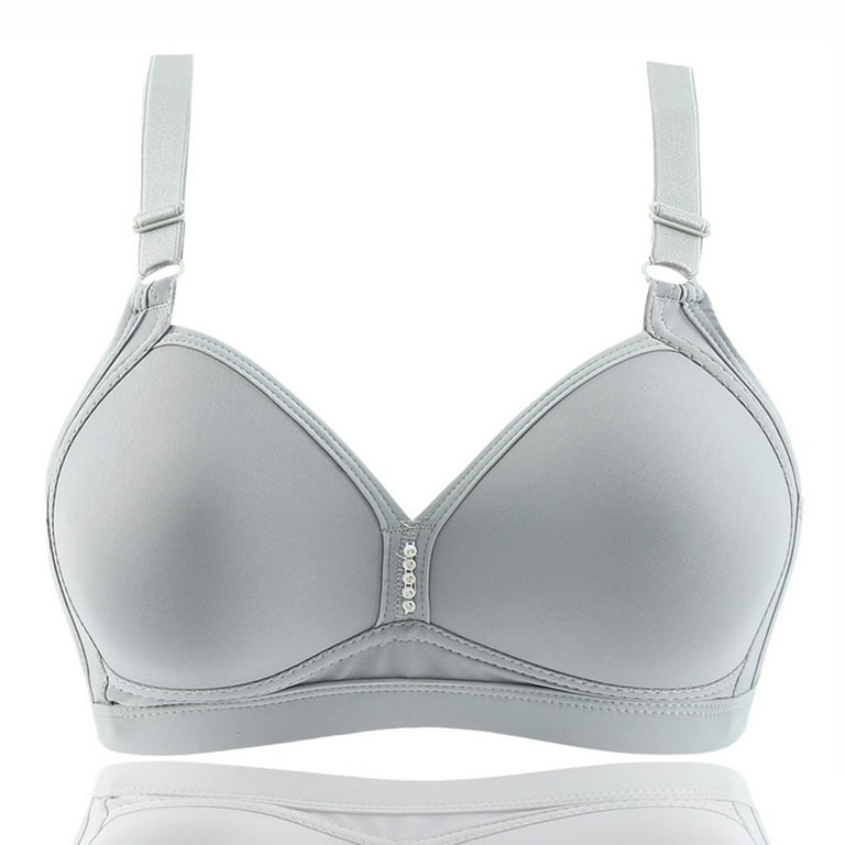 Summer Savings Clearance 2023! KBODIU Everyday Bras for Women, Plus Size  Comfort Bras, Women's Wirefree Bras Double Breasted Breathable Anti-exhaust  Base Solid Non-Magnetic Buckle Bras 