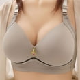 thumbnail image 1 of Summer Savings Clearance 2023! TAGOLD Plus Size Bra for Womens,Woman's Comfortable Lace Breathable Bra Underwear No Rims, 1 of 3