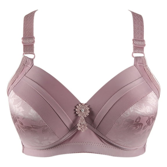 TAGOLD Womens Plus Size Bra,Summer Casual Bras for Womens,Women Fashion Printed Bra Wire Free Underwear One-Piece Bra Everyday Underwear