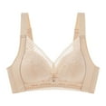 thumbnail image 1 of Summer Savings Clearance 2023! TAGOLD Plus Size Bra for Womens,Womens Solid Lace Lingerie Bras Plus Size Underwear Bralette Bras Comfortable Bra, 1 of 3