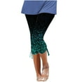 thumbnail image 1 of Summer Savings Clearance 2023! TAGOLD Womens Summer Pants, Women's Summer Casual Drawstring Printed Cropped Pants, 1 of 5