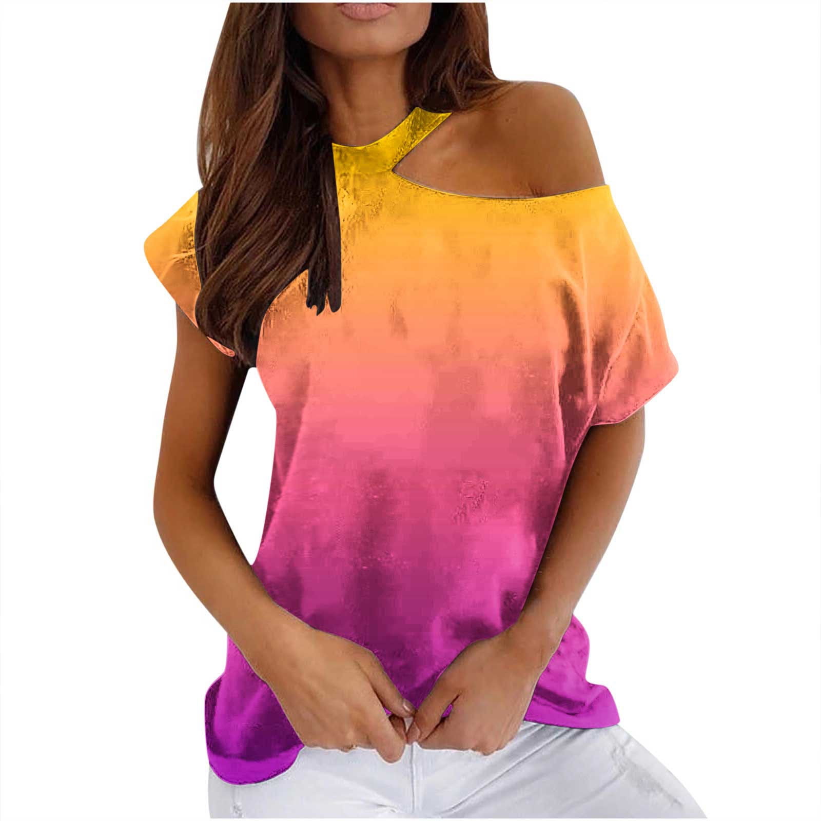 Tshirts Shirts for Women 2023 Gym Crop Tops for Women Oversized Button Up  Shirts for Women Yellow Crop Top Mothers Day Tshirt Bulk Tshirts for  Printing Wholesale Shirt Stays Sequin Top at