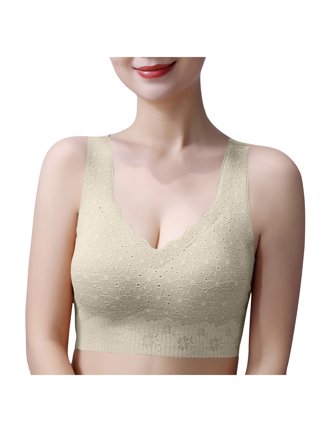 Mrat Clearance Seamless Bras for Women Embroidered Comfortable