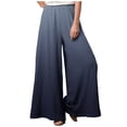 thumbnail image 1 of Summer Savings Clearance 2023! Wide Leg Pants for Women Plus Size High Waist Ombre Tie Dye Flare Pant, 1 of 4