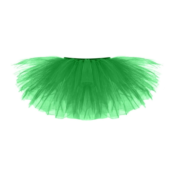 pbnbp Tulle Tutus for Women Teens Ballet Dance Skirts Classic Pleated Mesh 5 Layers