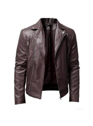Leather jacket mens walmart best sale