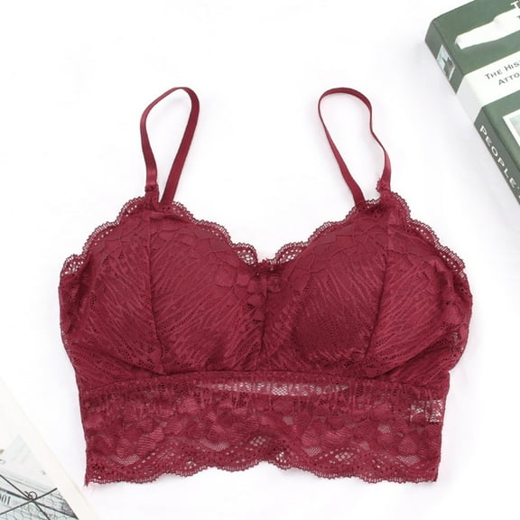 TAGOLD Womens Plus Size Bra,Woman's Comfortable Lace Breathable Bra Underwear No Rims