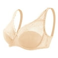 thumbnail image 1 of Summer Savings Clearance 2024! TAGOLD Womens Plus Size Bra,Womens Wireless Bras,Womens Solid Lace Lingerie Bras Plus Size Underwear Bralette Bras Comfortable Bra, 1 of 4
