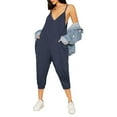 thumbnail image 1 of TAGOLD Womens Summer Jumpsuit,Women's Summer Casual Breathable Comfort Sports Suspender Solid Color Jumpsuit Pants, 1 of 5
