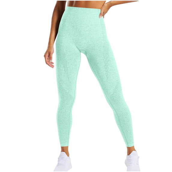 TAGOLD Womens Summer Pants,Fashion Women's Spliced Mesh High Waisted Pants Ladies Bottom Lift Yoga Pants