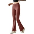 thumbnail image 1 of Summer Savings Clearance 2024! TAGOLD Womens Summer Pants,Women's Loose High Waist Wide Leg Pants Workout Out Leggings Casual Trousers Yoga Gym Flare Pants, 1 of 5