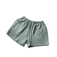 thumbnail image 1 of TAGOLD Womens Summer Pants,Womens Casual Solid Color Fashion Loose Fitting Beach Pants Comfort Pocket Shorts, 1 of 4