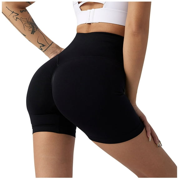 TAGOLD Womens Summer Yoga Pants,Women's High Waisted Hip Lifting Fitness Yoga Shorts