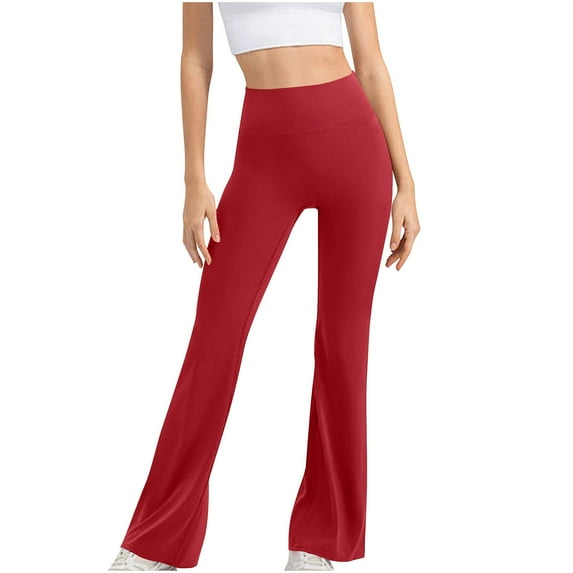 TAGOLD Womens Summer Yoga Pants,Women's High Waisted Hip Lifting Soft Comfortable Yoga Pants Breathable Sports Fitness Pants