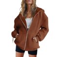 thumbnail image 1 of Summer Savings Clearance 2024! TAGOLD Womens Sweatsuit Sets, Women's Plus Size Half Zip Collared Sweatshirt & Short Set Long Sleeve Lounge Sets Casual Top and Shorts 2 Piece Outfits Sweatsuit, 1 of 5