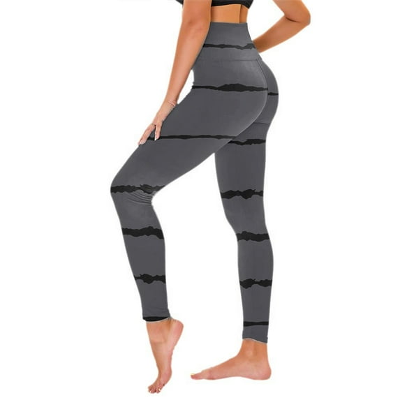 Summer Savings Clearance 2024! TAGOLD Womens,Women Summer Trousers,Women's Casual Printed Yoga Pants High Waist Loose Straight Long Pants Dark Gray