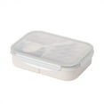 thumbnail image 1 of TUOBARR 1150Ml Plastic Lunch Box Fresh-Keeping Box Microwave Oven Heating Sealed Thermal Insulation Bento Box Lunch Box With Tableware, 1 of 1
