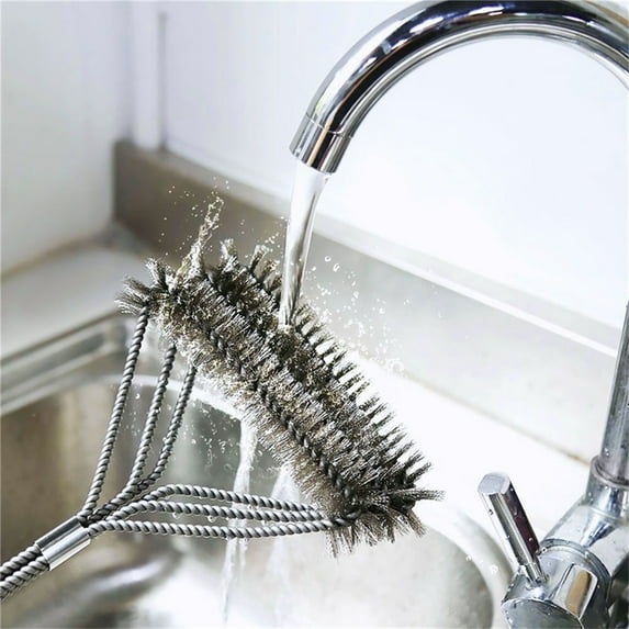 TUOBARR 3 In 1 Bbq Cleaner Grill Brush And Scraper 18In Bristle-Free Grill Brush