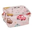 thumbnail image 1 of TUOBARR Cotton And Linen Fabric Storage Box Storage Basket Portable Storage Basket Desktop Sundries Cosmetic Storage Box, 1 of 2