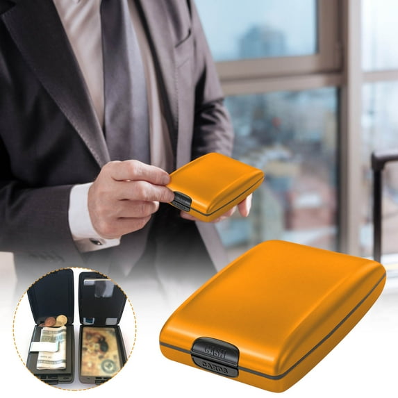 TUOBARR Credit Card Holder Ultra Aluminium Case I Card Holder I Card Holder RFID NFC Protection I Card Holder Made Of Aluminium I Card Storage