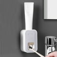 thumbnail image 1 of TUOBARR Full Automatic Toothpaste Squeezer No Punching Household Wall Mounted Toothbrush Toothpaste Shelf Lazy People Toothpaste Artifact, 1 of 5