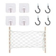 thumbnail image 1 of TUOBARR Home Kitchen Fruit Hanging Basket Cotton Rope Hand-woven Storage Basket, 1 of 1