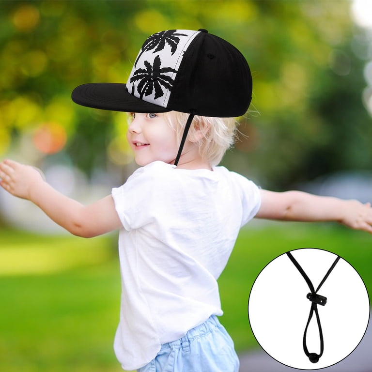 TUOBARR Kids Trucker Hat With Chin Strap Basketball Lightweight