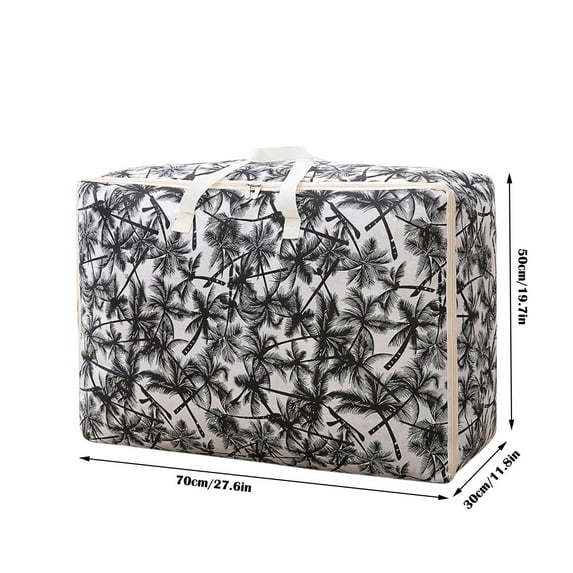 TUOBARR Largecapacity Storage Bag With Handle Largecapacity Storage Bag Foldable Storage Bucket For Quilt Blanket And