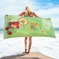 thumbnail image 1 of TUOBARR Microfiber Beach Towel Super Lightweight Colorful Bath Towel Sandproof Beach Blanket Multi-Purpose Towel For Travel Swimming Pool 30x60 Inch, 1 of 5