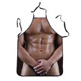 thumbnail image 1 of TUOBARR New Sexy Beauty Apron Muscular Male Apron Couple Party Apron, 1 of 1