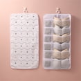 thumbnail image 1 of TUOBARR Non-woven Double-sided Storage Bag Washable Wardrobe Multi-pocket Bra Hanging Bag Door Rear Socks Storage Bag, 1 of 5