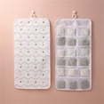 thumbnail image 1 of TUOBARR Non-woven Double-sided Storage Bag Washable Wardrobe Multi-pocket Bra Hanging Bag Door Rear Socks Storage Bag, 1 of 5