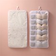 thumbnail image 1 of TUOBARR Non-woven Double-sided Storage Bag Washable Wardrobe Multi-pocket Bra Hanging Bag Door Rear Socks Storage Bag, 1 of 5