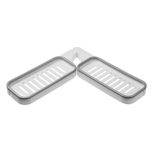 TUOBARR Punch-Free Rotating Storage Rack Plastic Suction Cup Bathroom Kitchen Storage Rack Organizer Shower Shelf