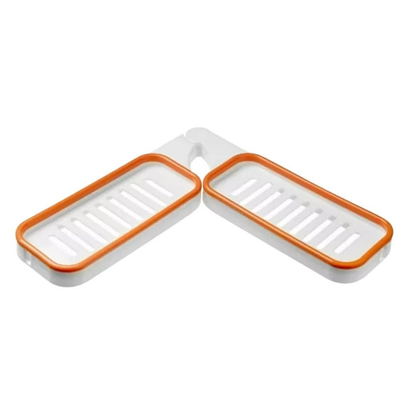 TUOBARR Punch-Free Rotating Storage Rack Plastic Suction Cup Bathroom Kitchen Storage Rack Organizer Shower Shelf