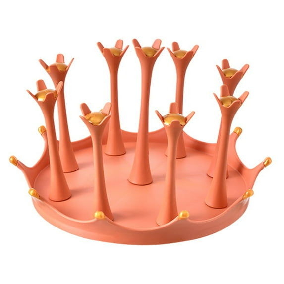 TUOBARR Rotating Glass Cup Drying Rack,