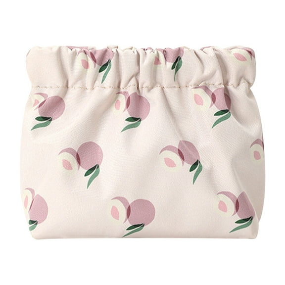 TUOBARR Shrapnel Printing Lipstick Bag Storage Bag Key Change Cosmetic Bag Small Bag Bag Portable Goods Cartoon Mini Storage Bag