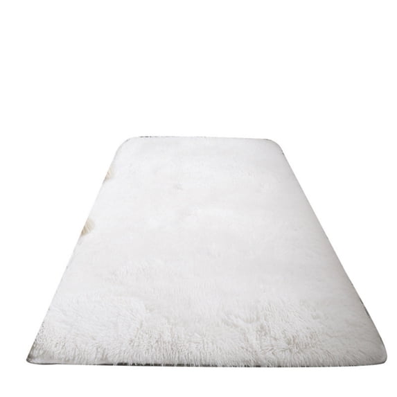TUOBARR Solid Color Plush Carpet Thickened Silk Wool Living Room Carpet Bedroom Carpet In Stock